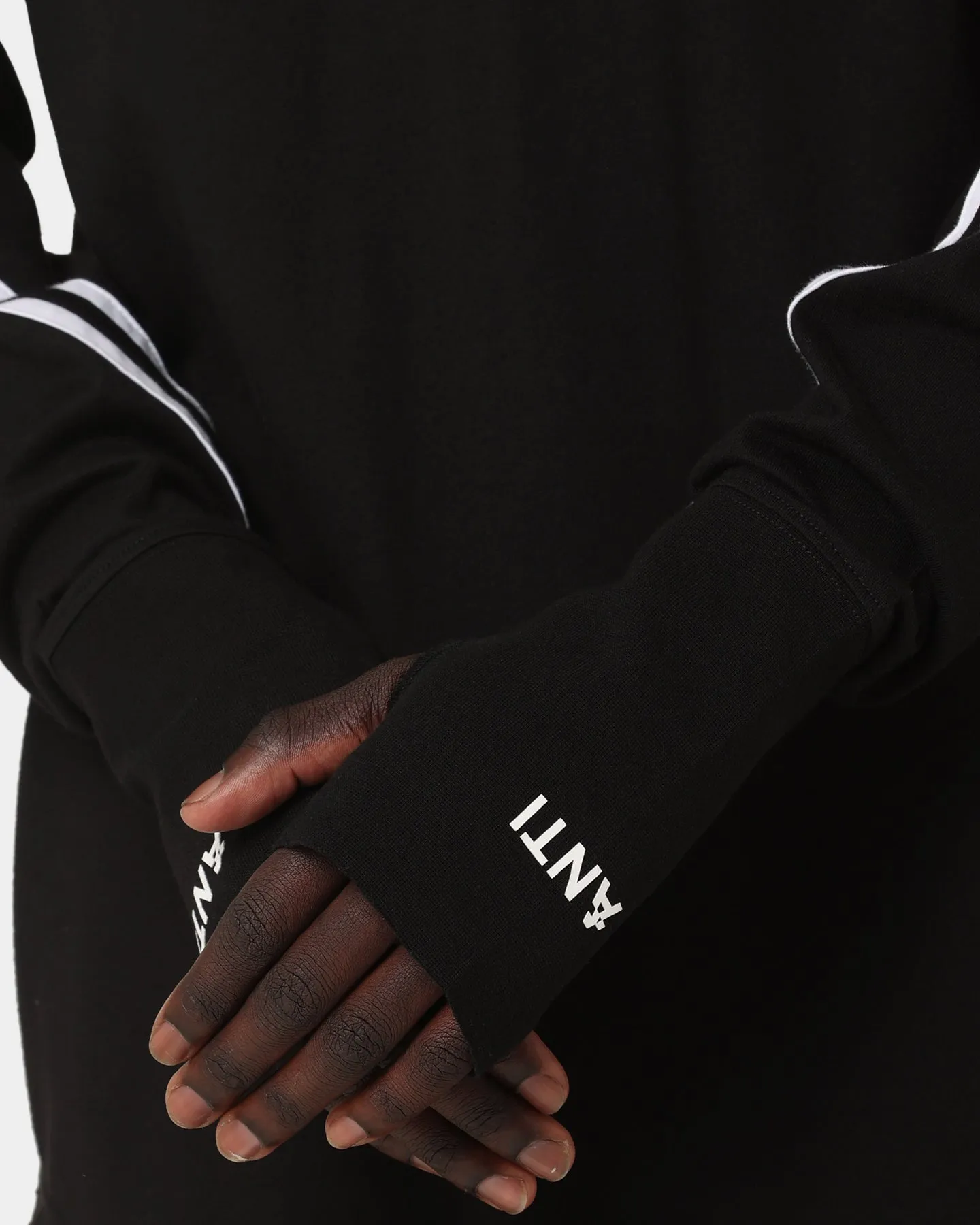 The Anti Order Anti Sport Layered Long Sleeve T-Shirt Black/White