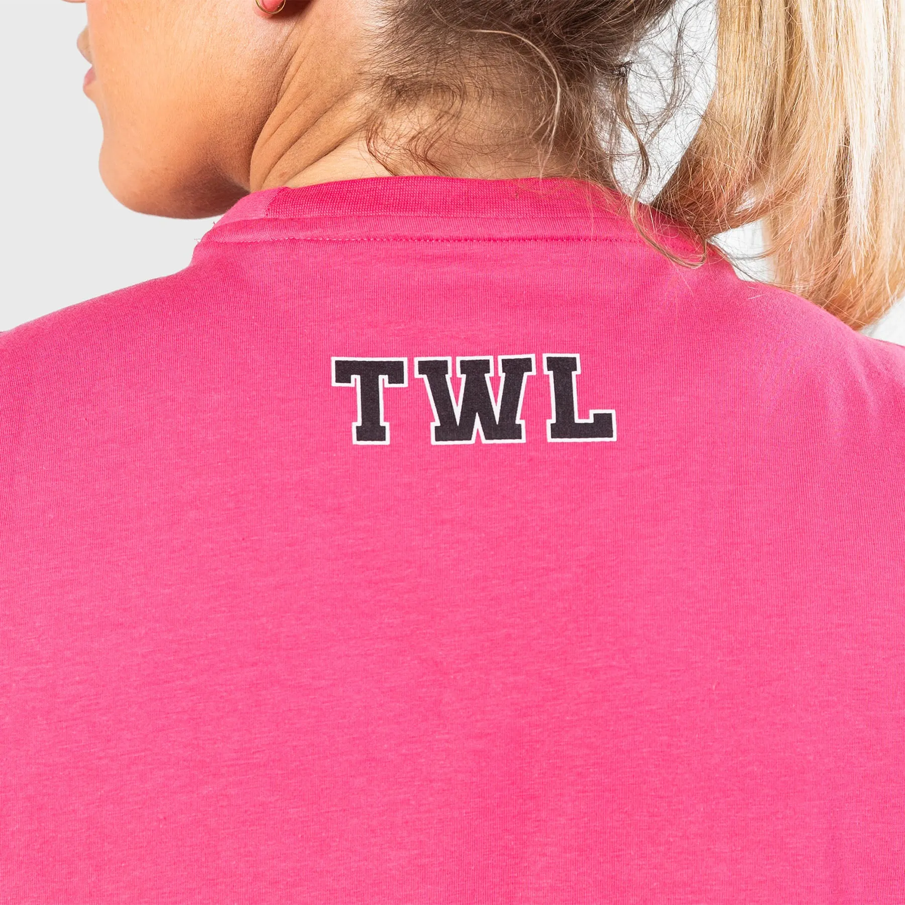 TWL - WOMEN'S SLASH CROP - FLAMINGO/TORIAN SQUAD