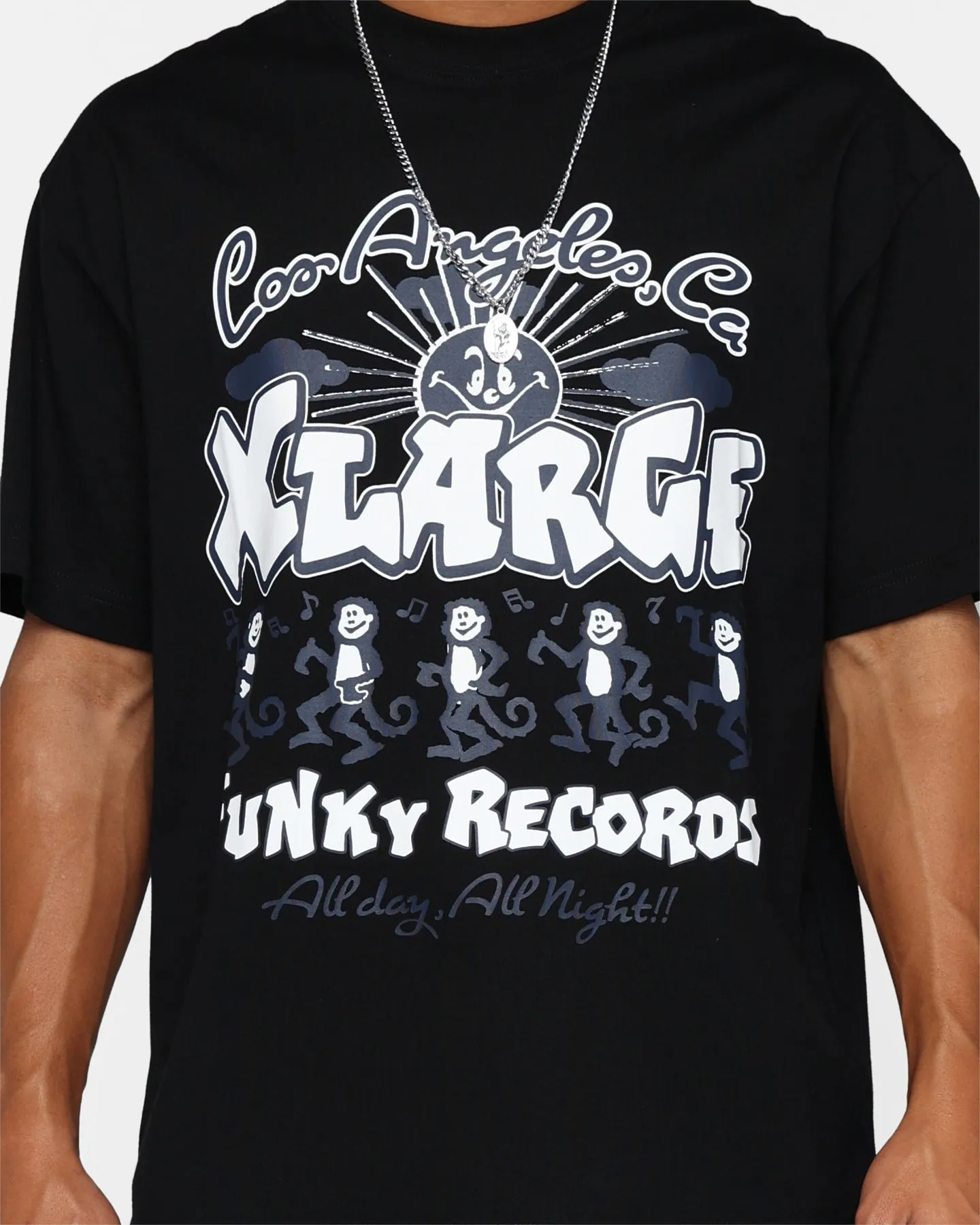 X-Large Funky Records T-Shirt Black