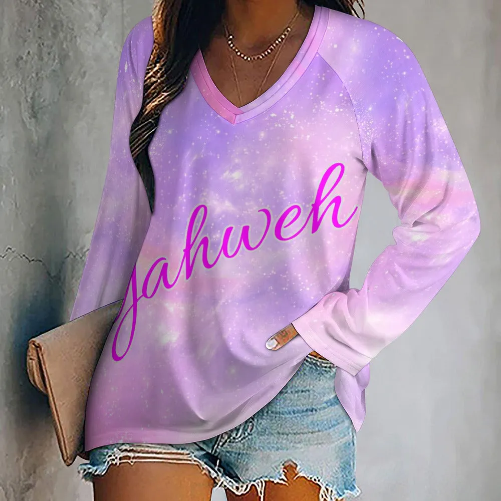 Yahweh Pink Sky LS Tee