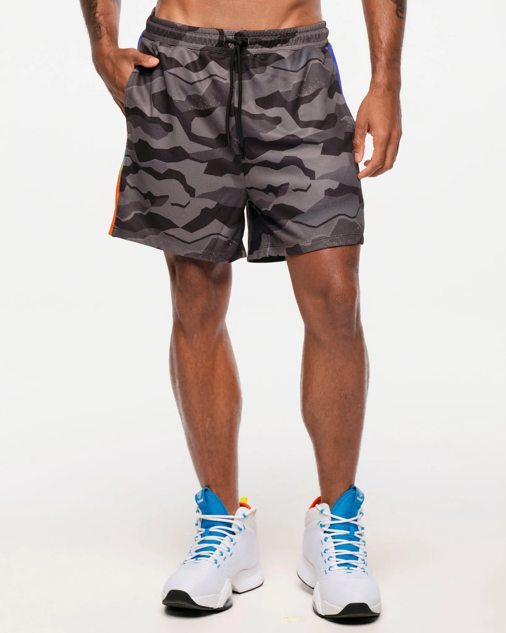 Zumba Explore Men's Mesh Shorts With Inserts